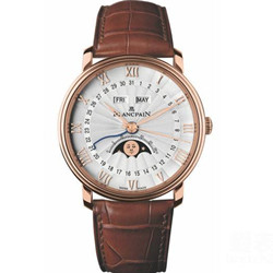 Blancpain 宝珀 VILLERET 经典系列 6664-3642-55B 月相 玫瑰金