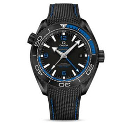 OMEGA 欧米茄 SEAMASTER 海马系列 PLANET OCEAN 海洋宇宙600米 GMT “深海之黑”腕表 215.92.46.22.01.002