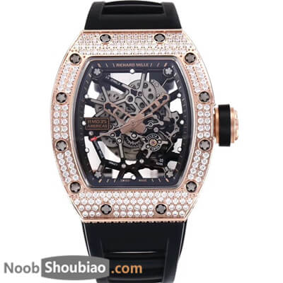 Richard Mille 理查德·米勒 RM35 美国公牛＂纪念版 奢华漫钻系列