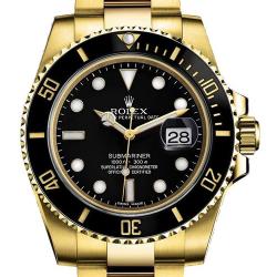 劳力士 Rolex 潜航者 Submariner 蓝水鬼 116618LN 18K包黄金 