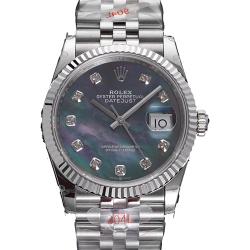 劳力士 Datejust 日志型 M126234-BlackPearlDiamond 36MM