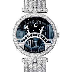  Van Cleef & Arpels 梵克雅宝 Poetic Complication 诗意复杂功能系列 Lady Arpels Pont des Amoureux腕表 VCARN9VJ00 情人桥