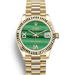 Rolex 劳力士 Datejust 日志型 M278278-0004 31MM 孔雀石 Malachite