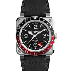 柏莱士（Bell & Ross）INSTRUMENTS系列 BR 03-93-BL-ST/SCA GMT 可乐圈 