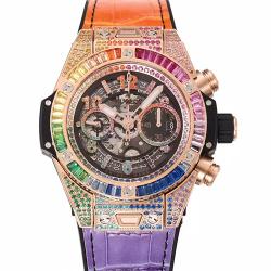 Hublot 宇舶 Big Bang 大爆炸 UNICO 钛金彩虹腕表 rainbow 411.OX.9910.LR.0999