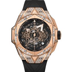 Hublot 宇舶 Big Bang 大爆炸 Sang Bleu II 刺青2 418.OX.1108.RX.1604.MXM20 王金黑色密钻