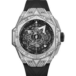  Hublot 宇舶 Big Bang 大爆炸 Sang Bleu II 刺青2 418.NX.1107.RX.1604.MXM20 钛金密镶 