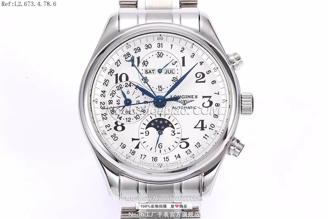 n厂手表官网Longines 浪琴 Master Collection 名匠系列 L2.673.4.78.6 月相