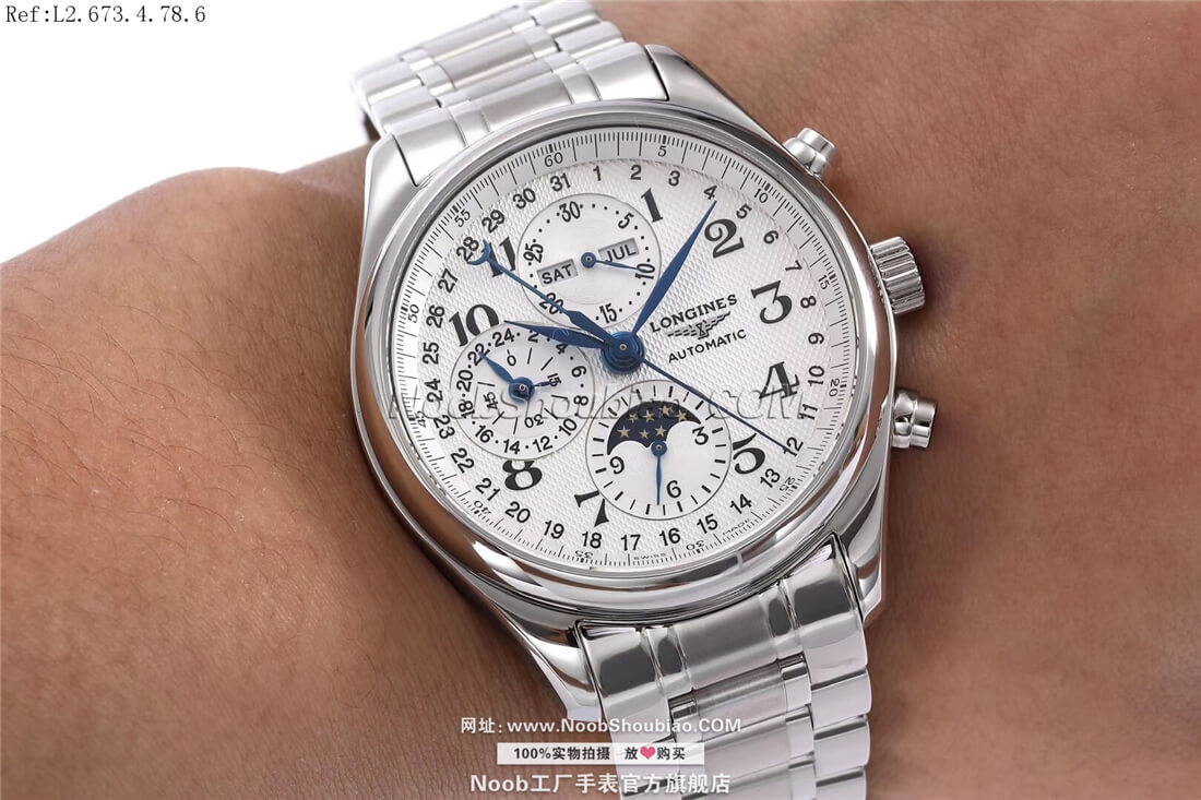 noob官方旗舰店Longines 浪琴 Master Collection 名匠系列 L2.673.4.78.6 月相