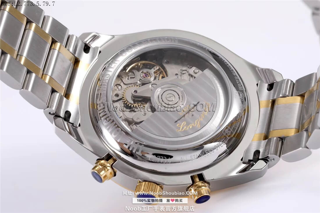 n版手表Longines 浪琴 Master Collection 名匠系列 L2.773.5.79.7 月相 金色