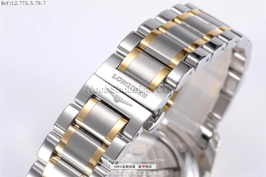 noob厂官网Longines 浪琴 Master Collection 名匠系列 L2.773.5.79.7 月相 金色