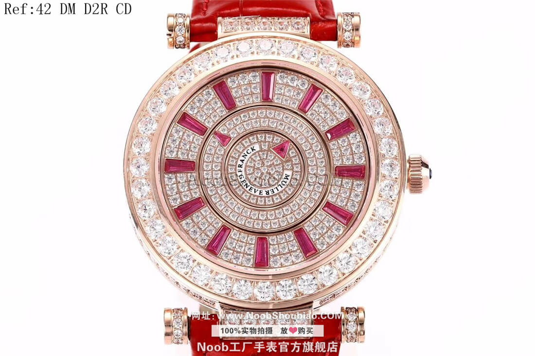 n厂Franck Muller 法穆兰 DOUBLE MYSTERY系列 42 DM D2R CD 玫瑰金
