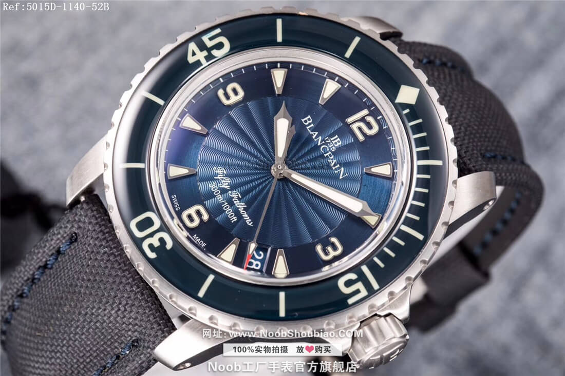noob工厂Blancpain 宝珀 FIFTY FATHOMS 五十噚系列 5015D-1140-52B