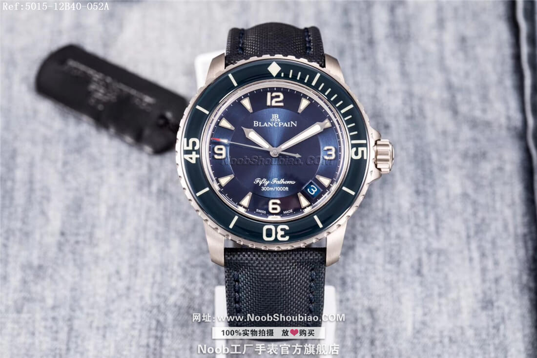 noob官网Blancpain 宝珀 FIFTY FATHOMS 五十噚系列 5015-12B40-O52A