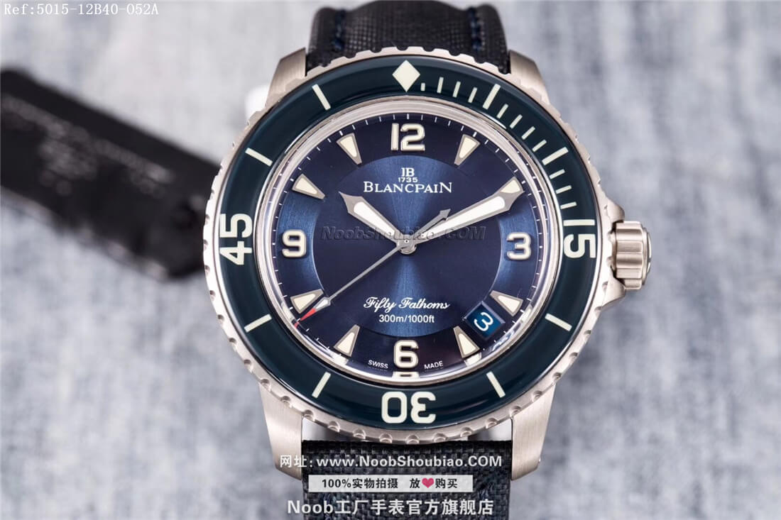 n厂Blancpain 宝珀 FIFTY FATHOMS 五十噚系列 5015-12B40-O52A