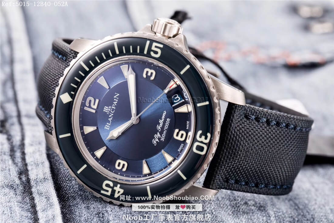 noob工厂Blancpain 宝珀 FIFTY FATHOMS 五十噚系列 5015-12B40-O52A