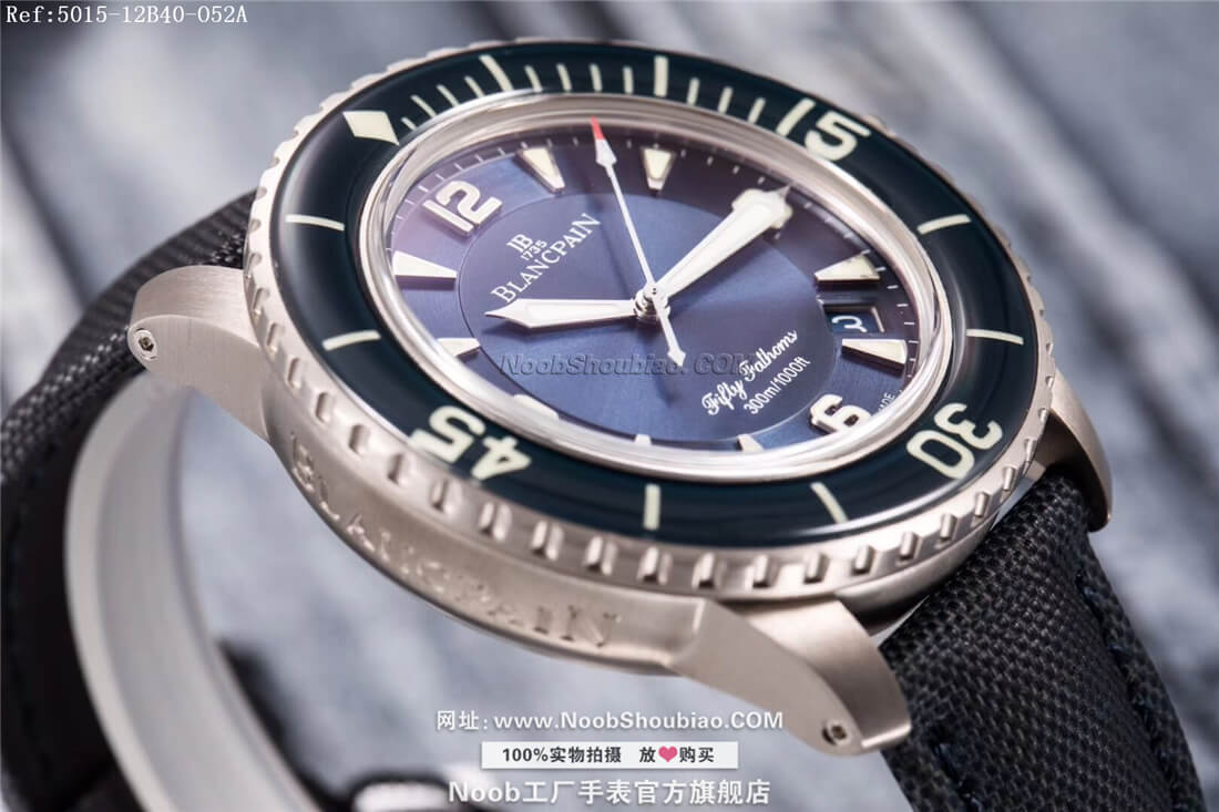 复刻名表Blancpain 宝珀 FIFTY FATHOMS 五十噚系列 5015-12B40-O52A