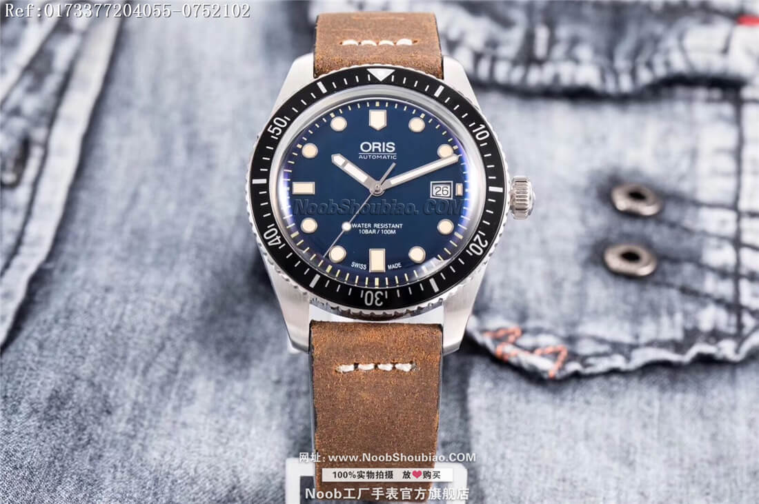 noob官网Oris 豪利时 Oris Divers Sixty-Five 潜水系列 01 733 7720 4055-07 5 21 02 