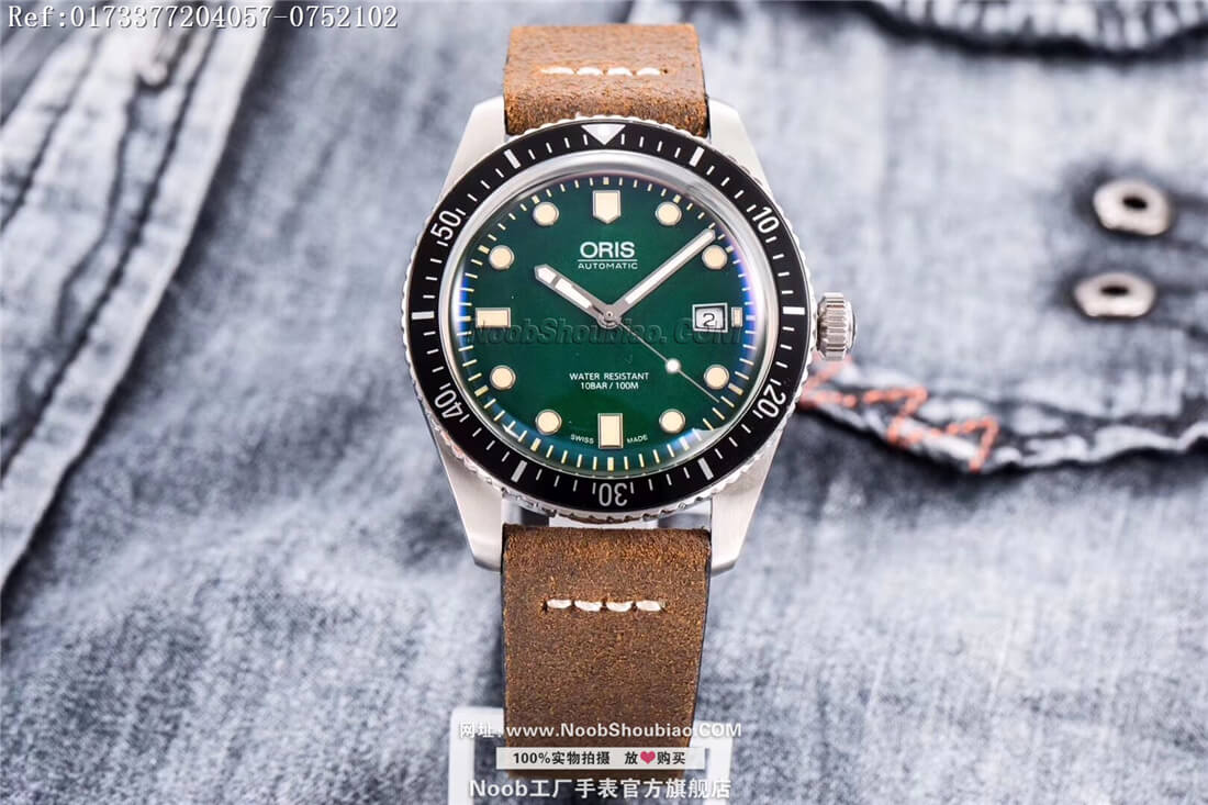 noob官网Oris 豪利时 Oris Divers Sixty-Five 潜水系列 01 733 7720 4057-07 5 21 02 