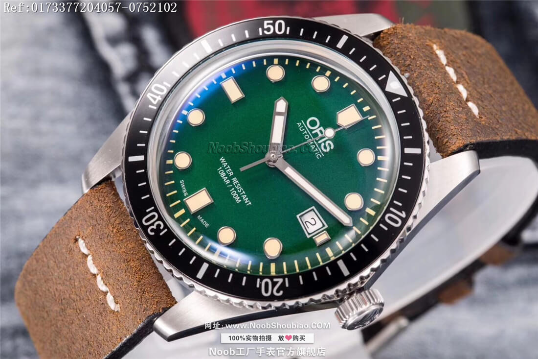 noob工厂Oris 豪利时 Oris Divers Sixty-Five 潜水系列 01 733 7720 4057-07 5 21 02 