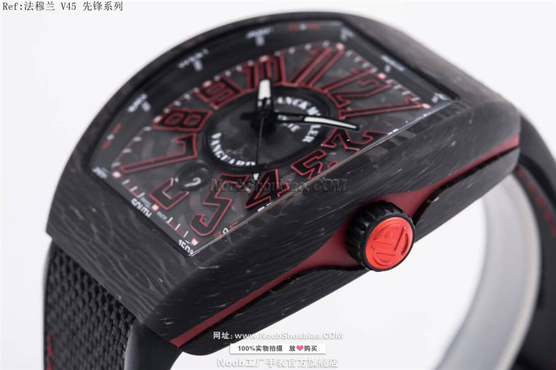 noob工厂Vanguard 法穆兰 Franck Muller Classical V 45 SC DT NR RED 先锋系列