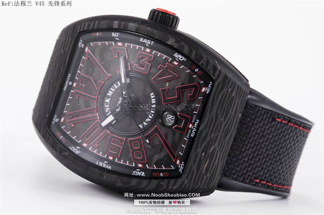 复刻名表Vanguard 法穆兰 Franck Muller Classical V 45 SC DT NR RED 先锋系列