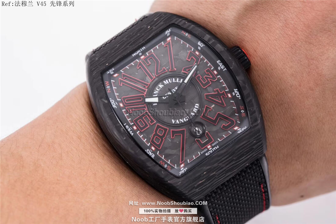  noob官方旗舰店Vanguard 法穆兰 Franck Muller Classical V 45 SC DT NR RED 先锋系列