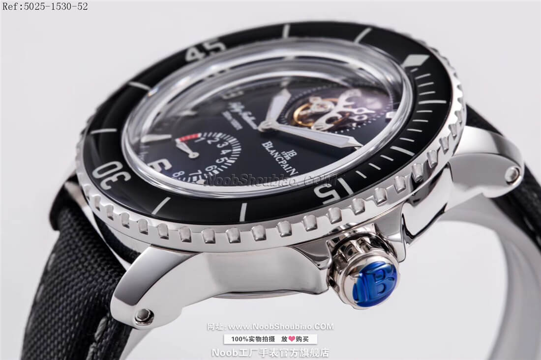 noob表厂Blancpain 宝珀 五十噚 陀飞轮系列  5025-1530-52