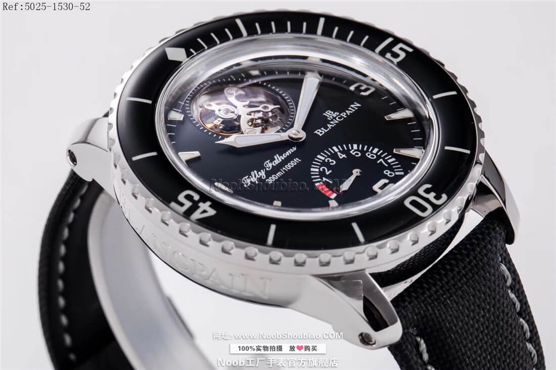  复刻手表Blancpain 宝珀 五十噚 陀飞轮系列  5025-1530-52