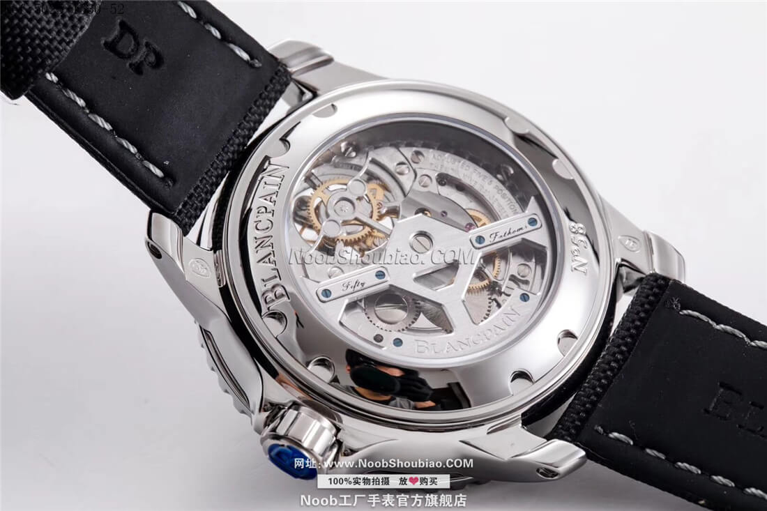 noob工厂手表Blancpain 宝珀 五十噚 陀飞轮系列  5025-1530-52