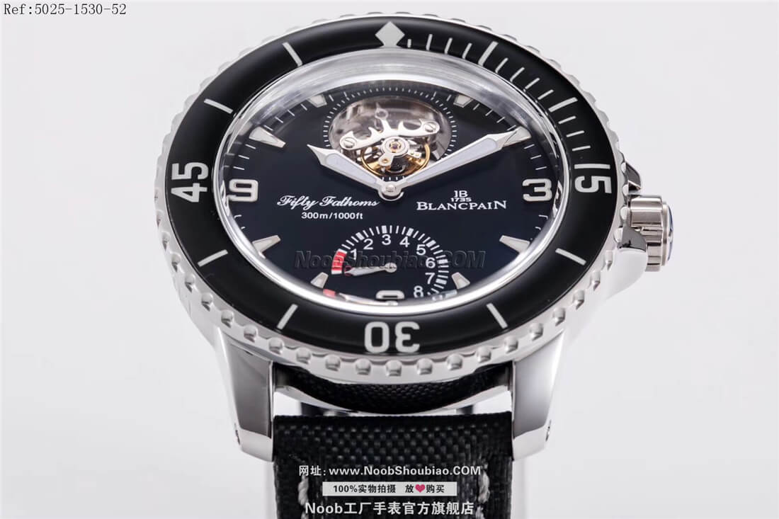  noob手表Blancpain 宝珀 五十噚 陀飞轮系列  5025-1530-52