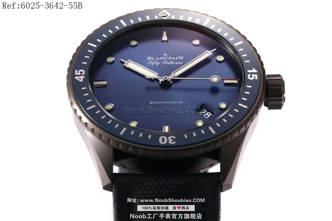 noob手表Blancpain 宝珀 FIFTY FATHOMS 五十噚系列 5000-0240-O52A