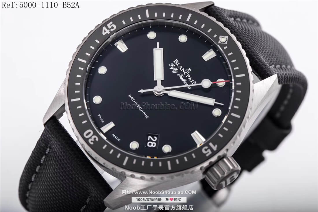 noob工厂Blancpain 宝珀 FIFTY FATHOMS 五十噚系列 5000-1110-B52A