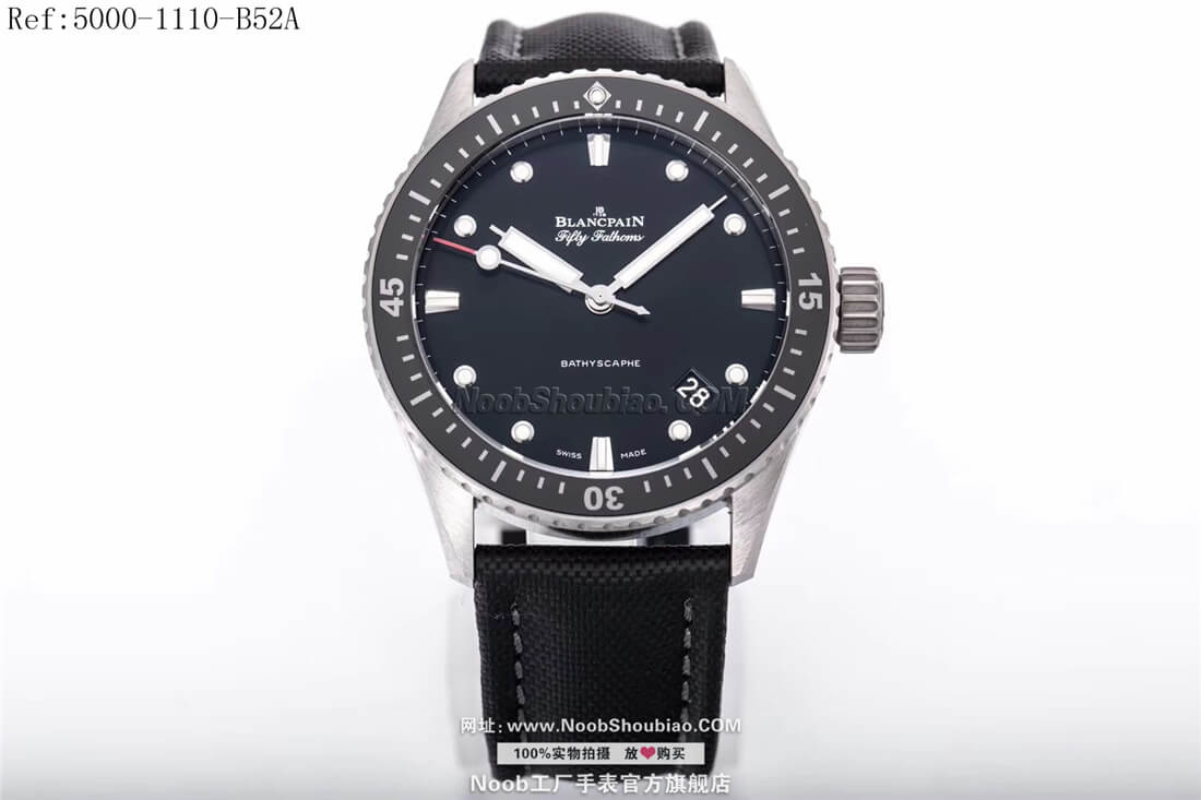 noob官网Blancpain 宝珀 FIFTY FATHOMS 五十噚系列 5000-1110-B52A