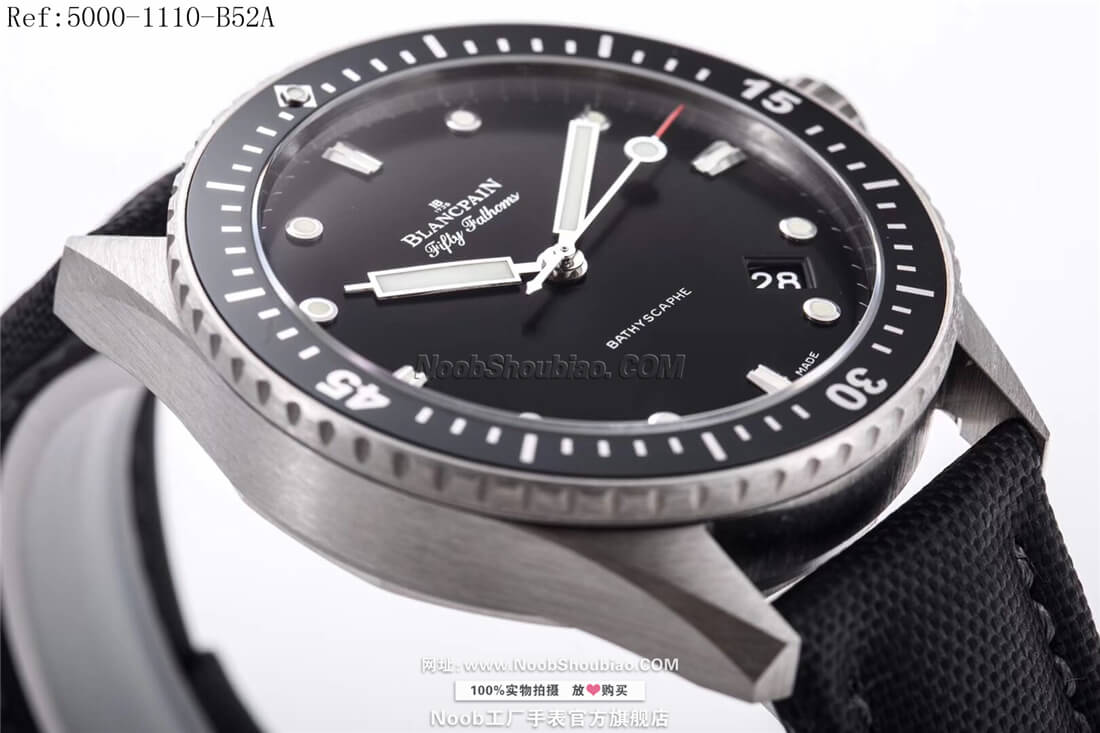  复刻名表Blancpain 宝珀 FIFTY FATHOMS 五十噚系列 5000-1110-B52A