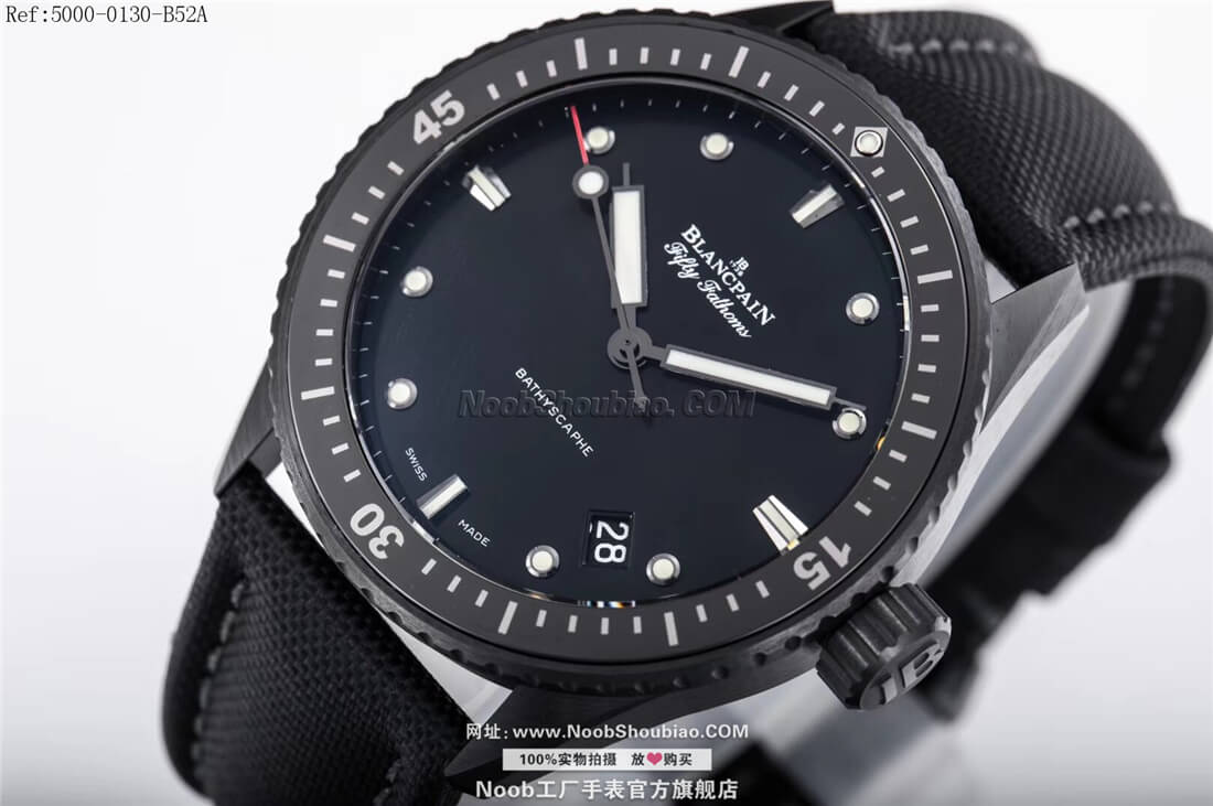 noob工厂Blancpain 宝珀 FIFTY FATHOMS 五十噚系列 5000-0130-B52A
