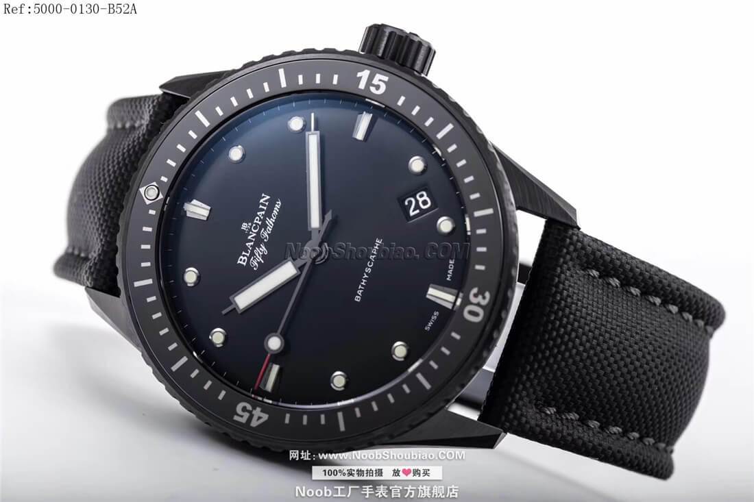  n厂手表官网Blancpain 宝珀 FIFTY FATHOMS 五十噚系列 5000-0130-B52A
