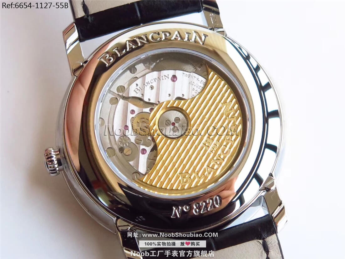 Blancpain 宝珀 VILLERET 经典系列 6654-1127-55B 月相