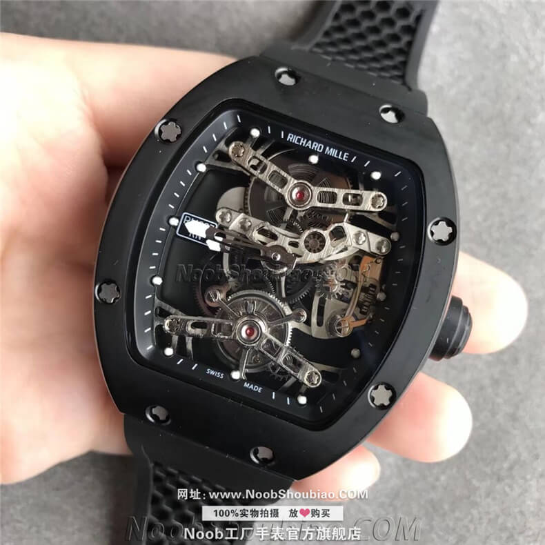 noob工厂里查德米尔 男士系列 开天斧 RM 027 TOURBILLON 陀飞轮 
