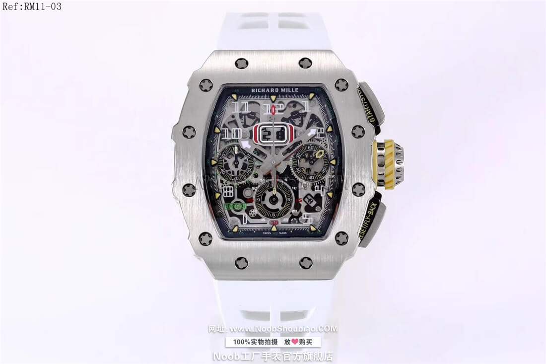 noob官网Richard Mille 理查德·米勒 RM11-03 白色胶带