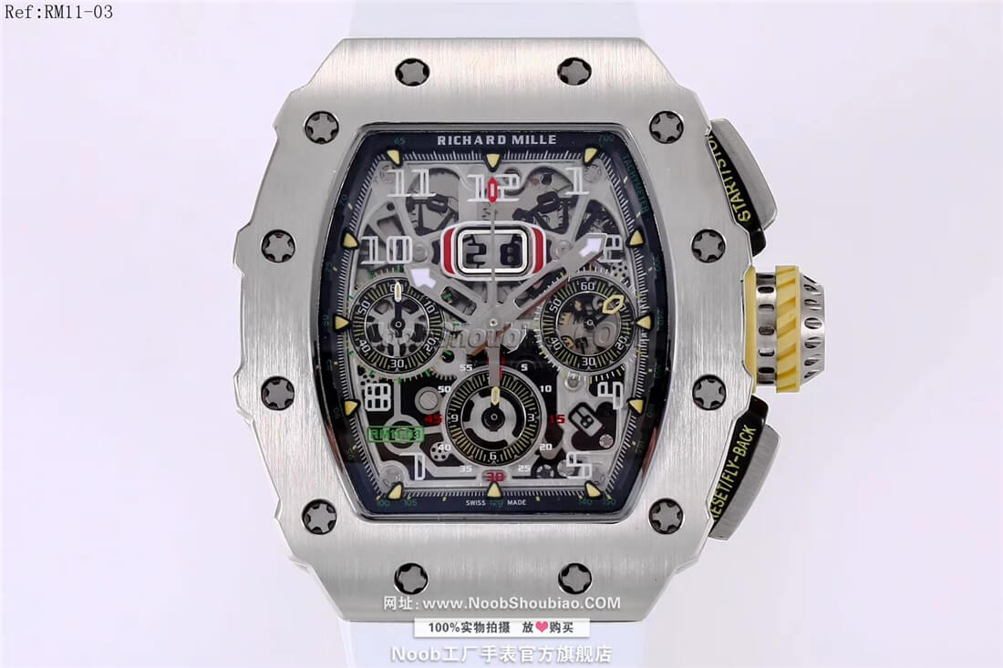 n厂Richard Mille 理查德·米勒 RM11-03 白色胶带