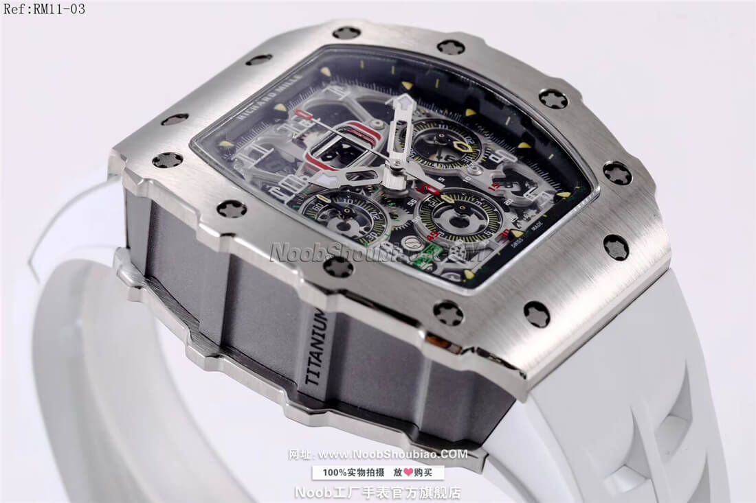 复刻名表Richard Mille 理查德·米勒 RM11-03 白色胶带