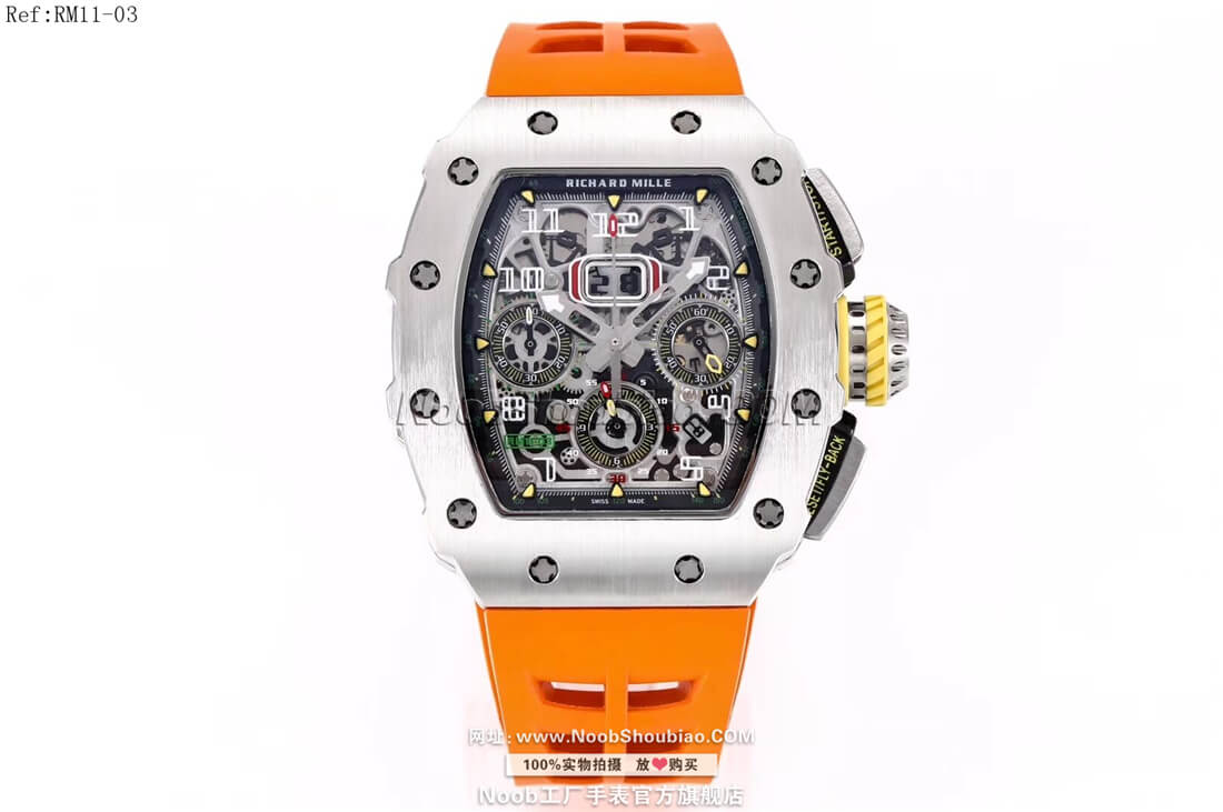  noob官网Richard Mille 理查德·米勒 RM11-03 橘色胶带