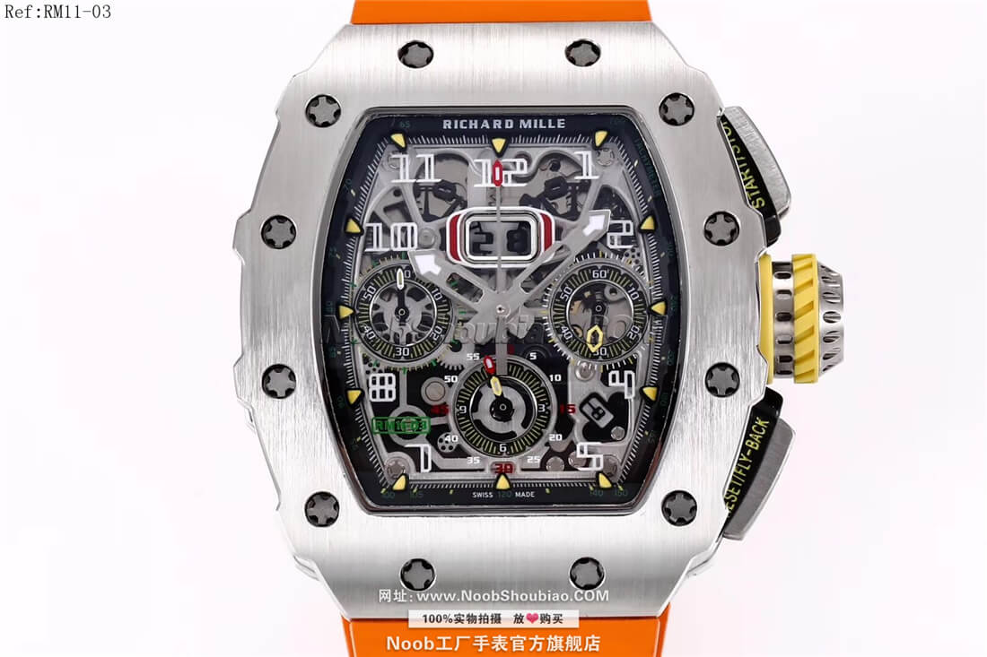 n厂Richard Mille 理查德·米勒 RM11-03 橘色胶带