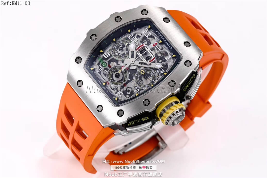 noob工厂Richard Mille 理查德·米勒 RM11-03 橘色胶带