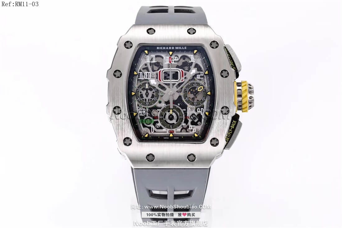 noob官网Richard Mille 理查德·米勒 RM11-03 灰色胶带