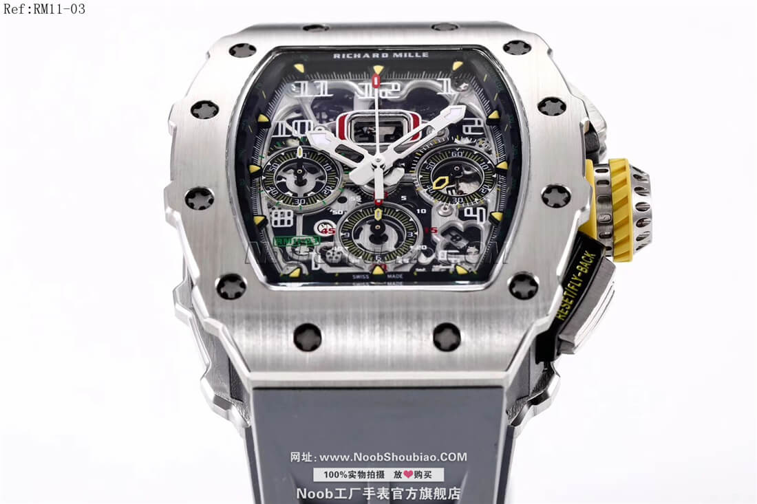 noob手表Richard Mille 理查德·米勒 RM11-03 灰色胶带