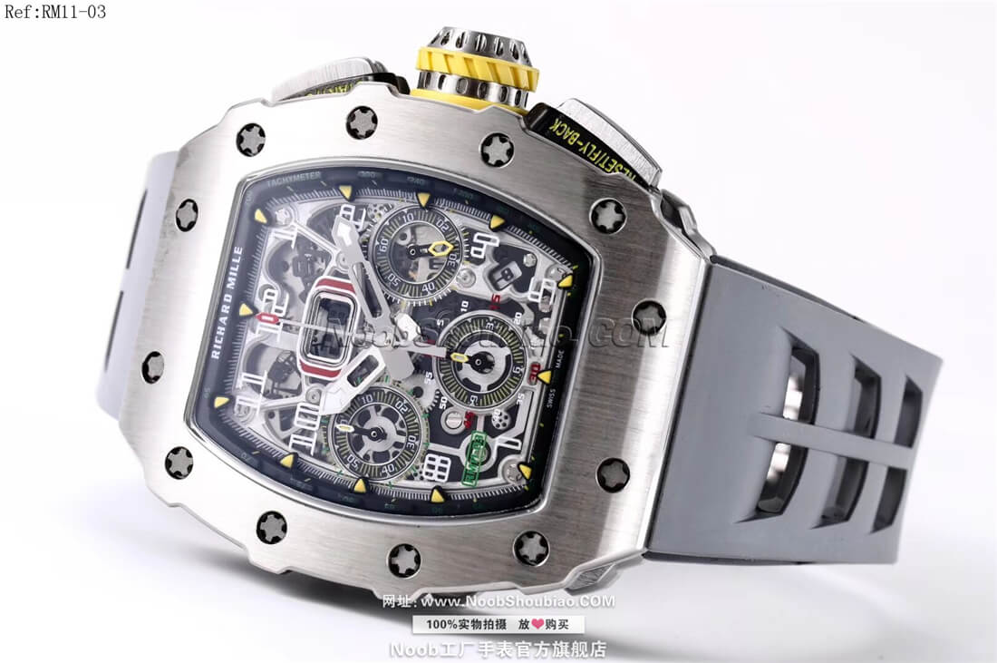n厂手表官网Richard Mille 理查德·米勒 RM11-03 灰色胶带