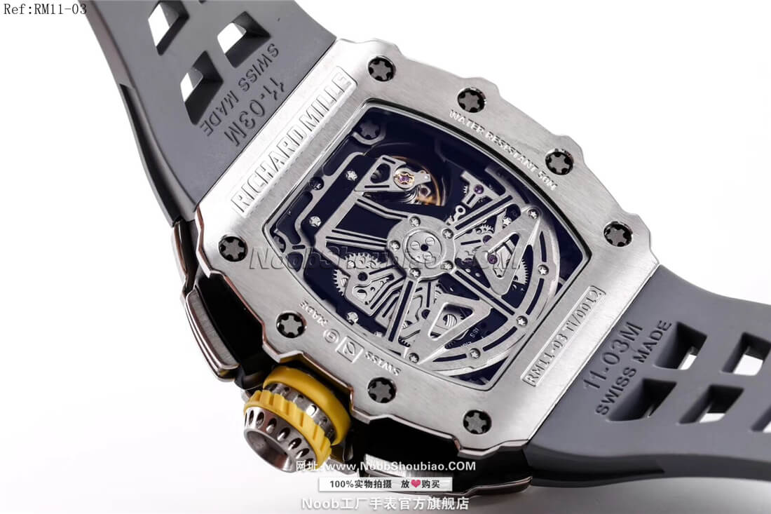  n版手表Richard Mille 理查德·米勒 RM11-03 灰色胶带