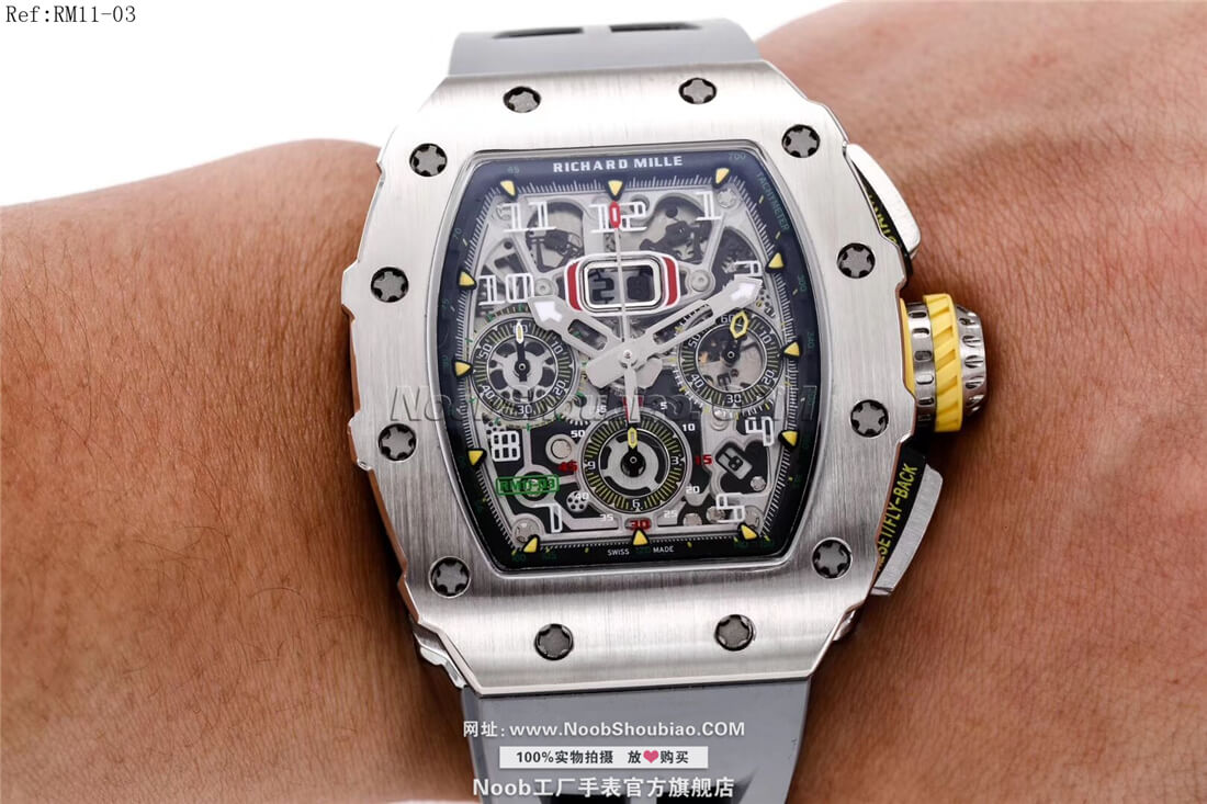  noob官方旗舰店Richard Mille 理查德·米勒 RM11-03 灰色胶带